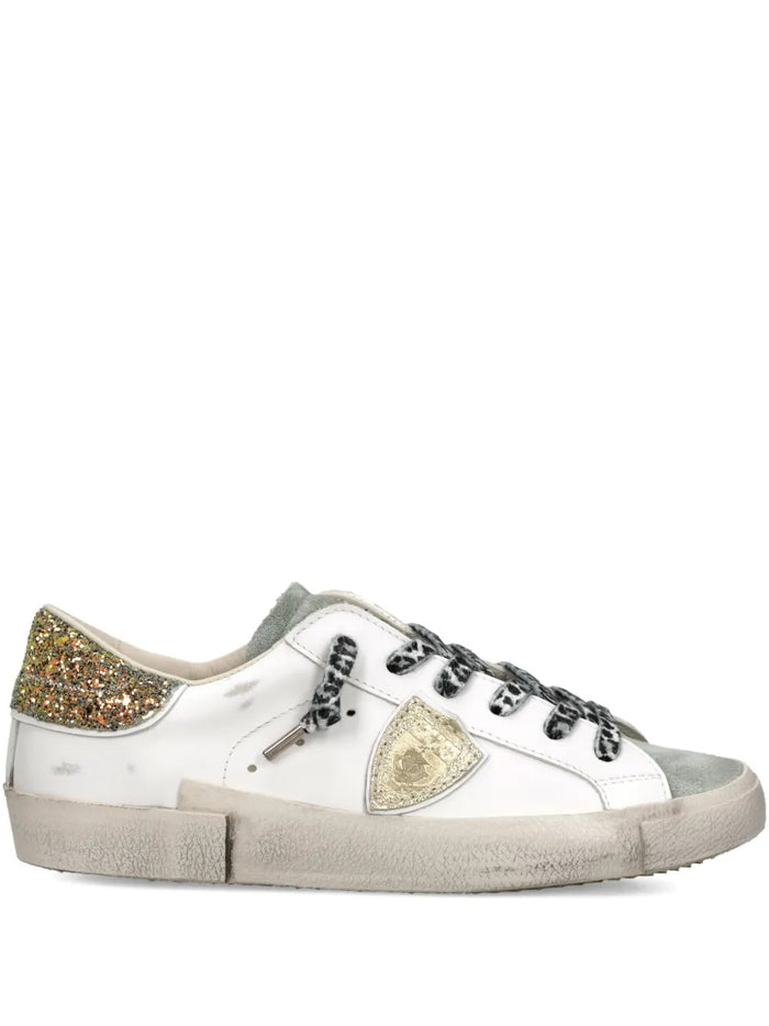 Philippe Model Sneakers Bianco-Oro Donna PRSX 1