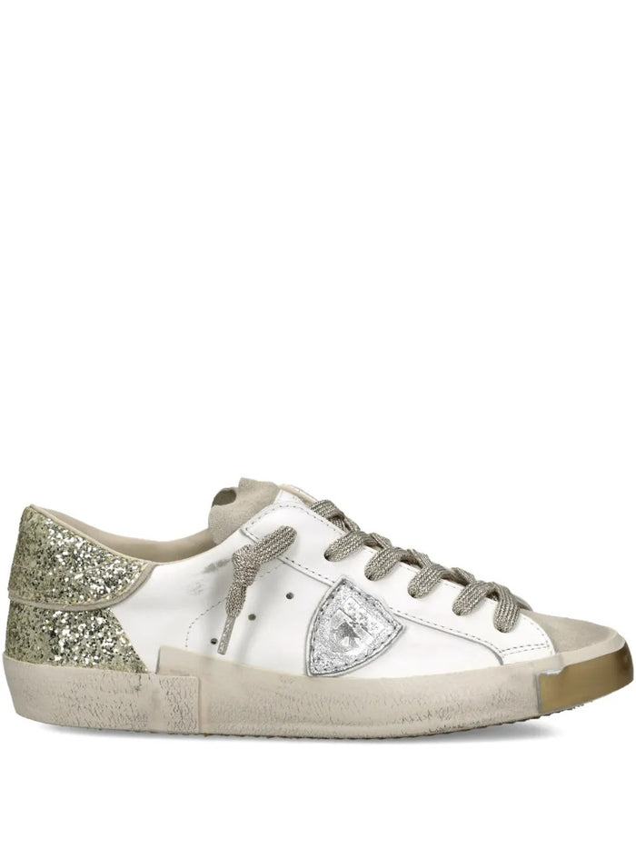 Philippe Model Sneakers Bianco-Argento Donna PRSX 1