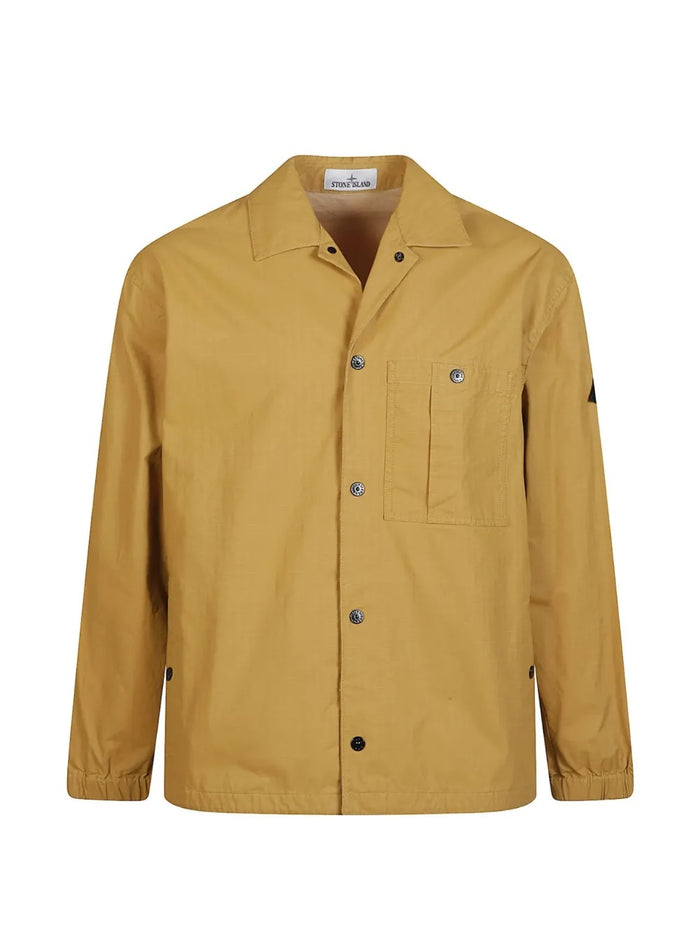 Stone Island Men's Yellow Compass Overshirt 1