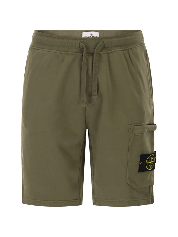 Stone Island Short Verde Uomo Cargo 1