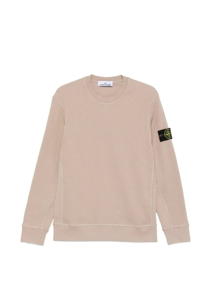 Stone Island Sweatshirt Beige Herren Stehkragen 5