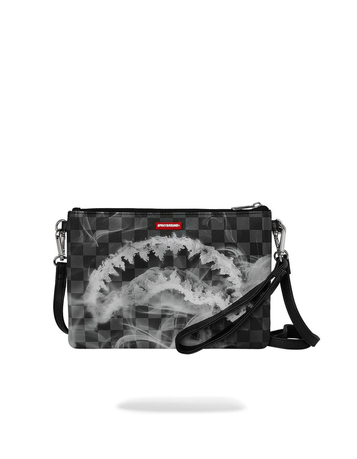Sprayground Pochette Nero-Grigio Uomo Sip N’ Smoke 1