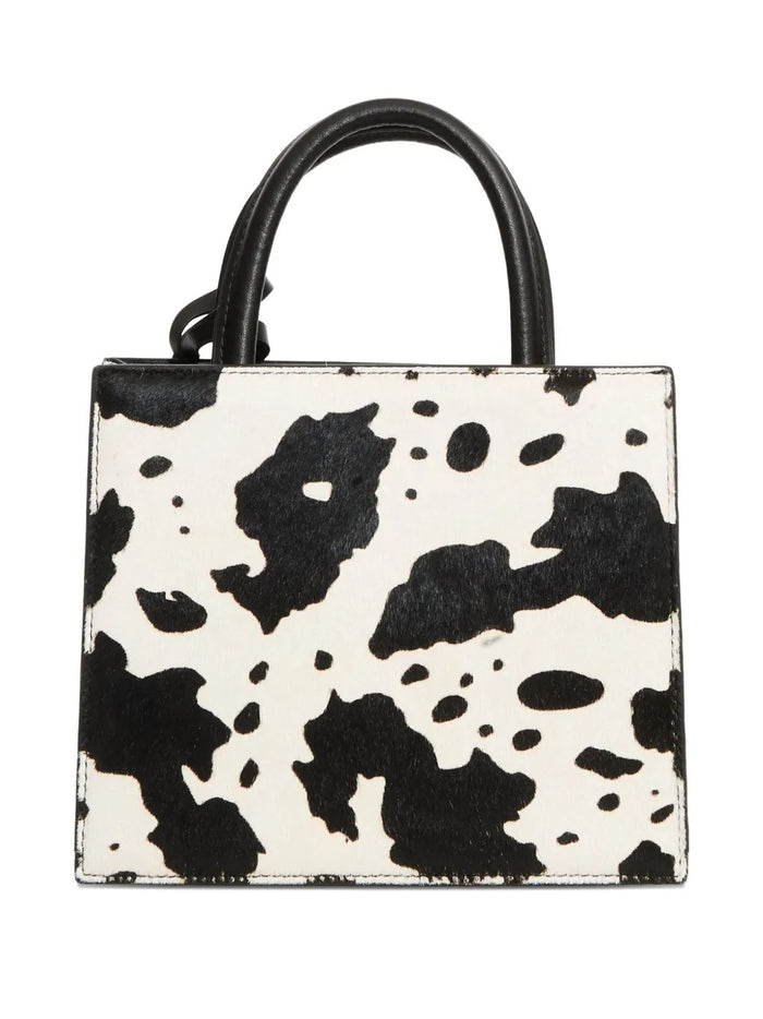 Mc2 Saint Barth Borsa Bianco-Nero Donna Shop Mini Muccata 2