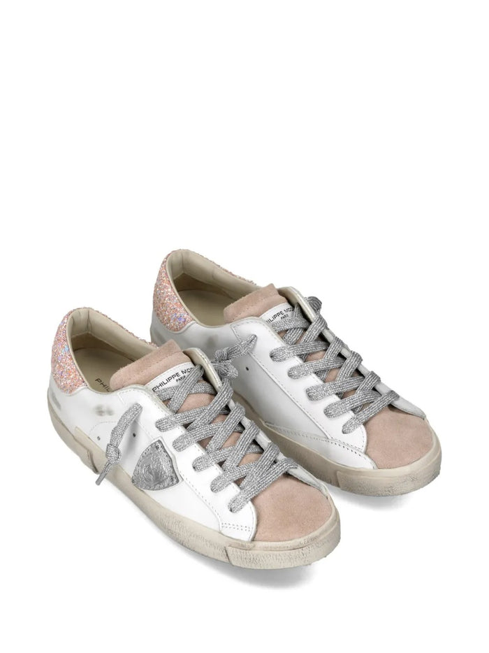 Philippe Model Sneakers Bianco-Rosa Donna PRSX 2