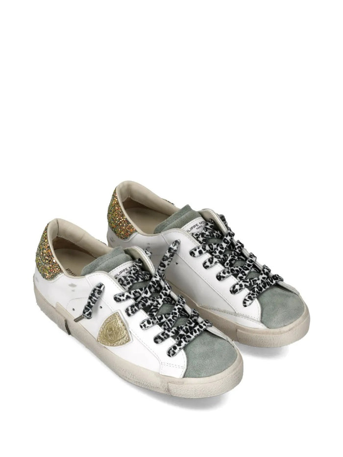 Philippe Model Sneakers Bianco-Oro Donna PRSX 2