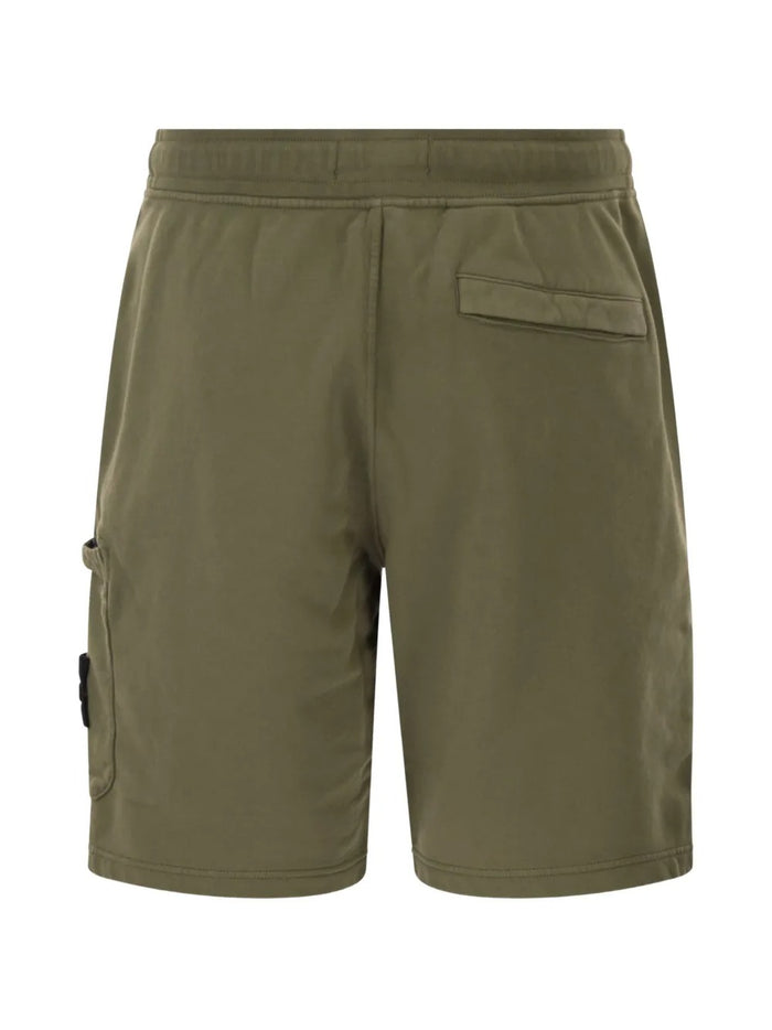 Stone Island Short Verde Uomo Cargo 2