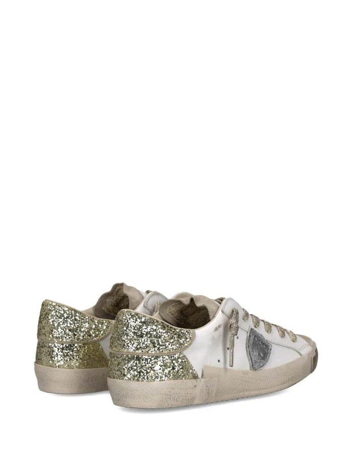 Philippe Model Sneakers Bianco-Argento Donna PRSX 4