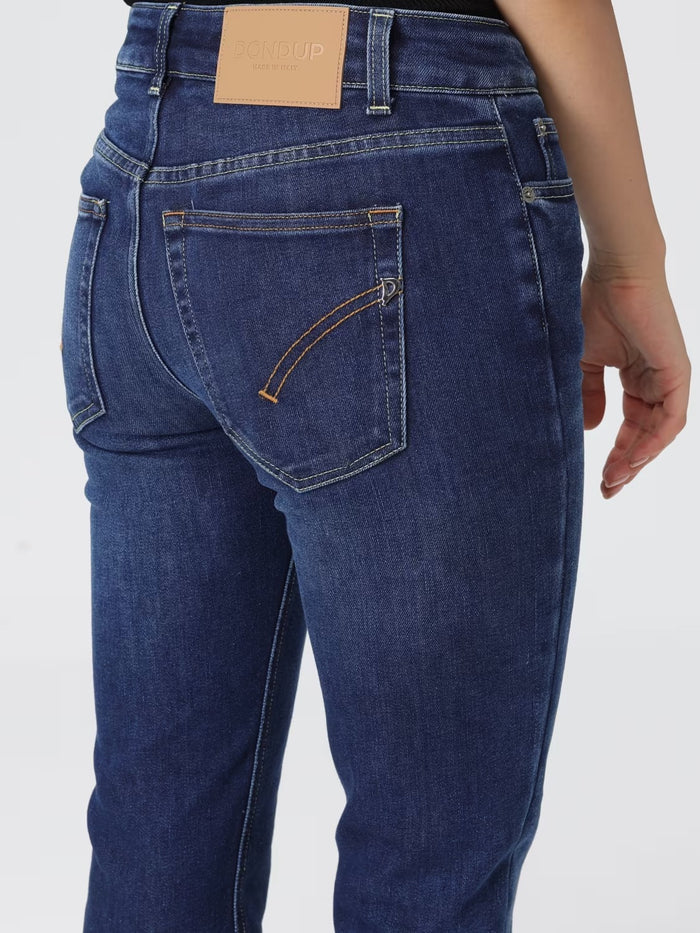 Dondup Jeans Blu Donna Newlola Bootcut 3