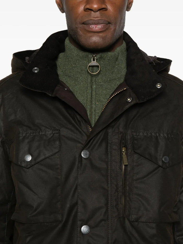 Barbour Giubbotto Marrone Uomo Sapper 4