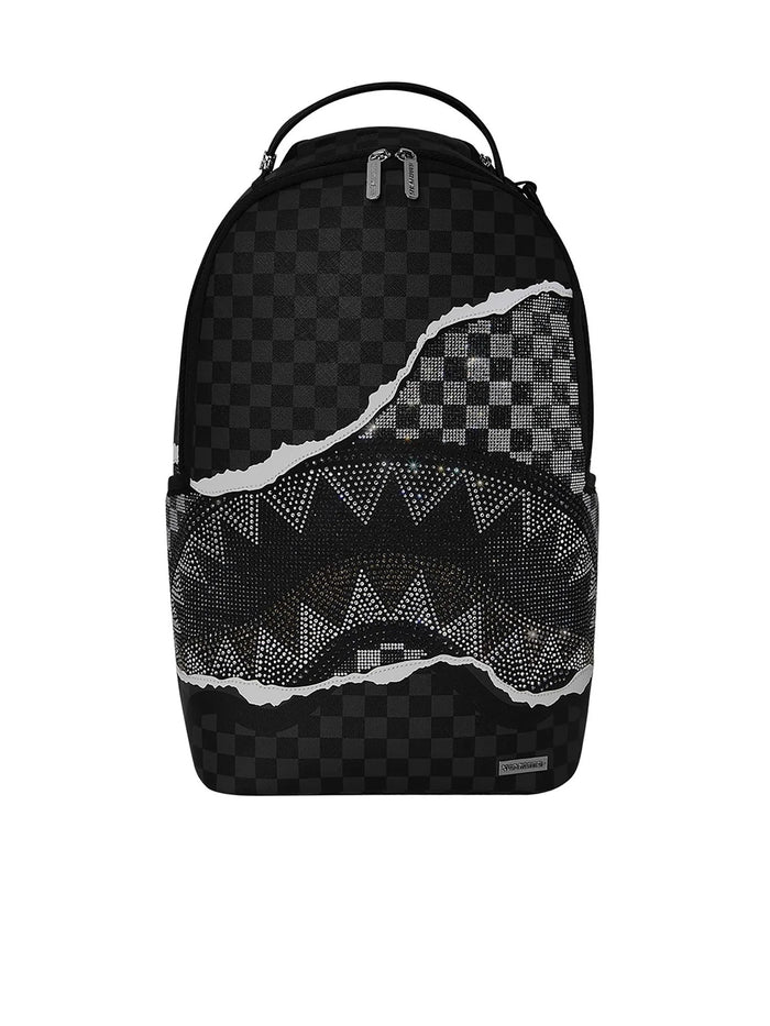 Sprayground Zaino Nero Uomo Diamond Tear 1