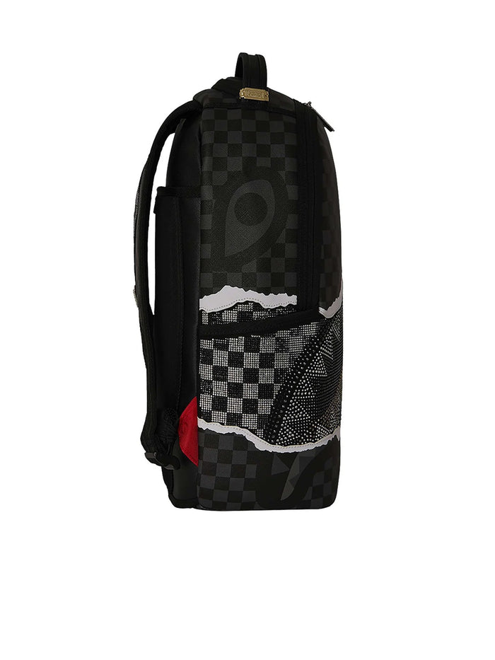 Sprayground Zaino Nero Uomo Diamond Tear 2