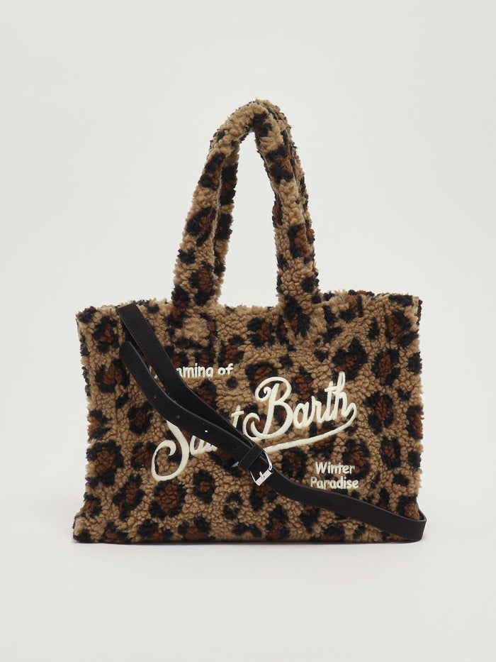 Mc2 Saint Barth Borsa Marrone Donna Colette Teddy 4