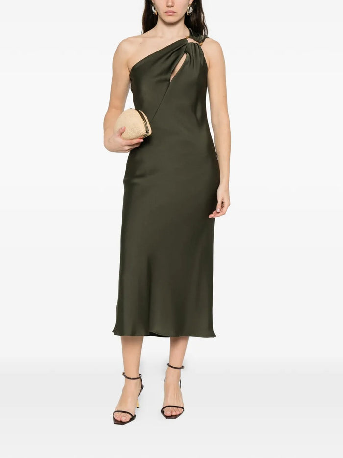 Max Mara Abito Verde Donna Monospalla 1
