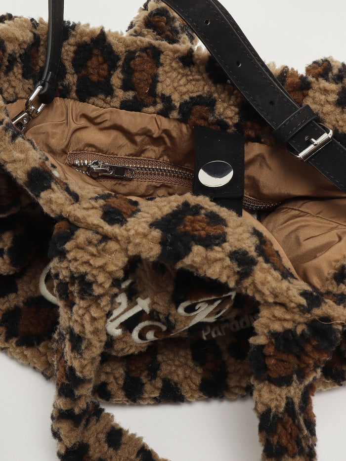 Mc2 Saint Barth Borsa Marrone Donna Colette Teddy 3