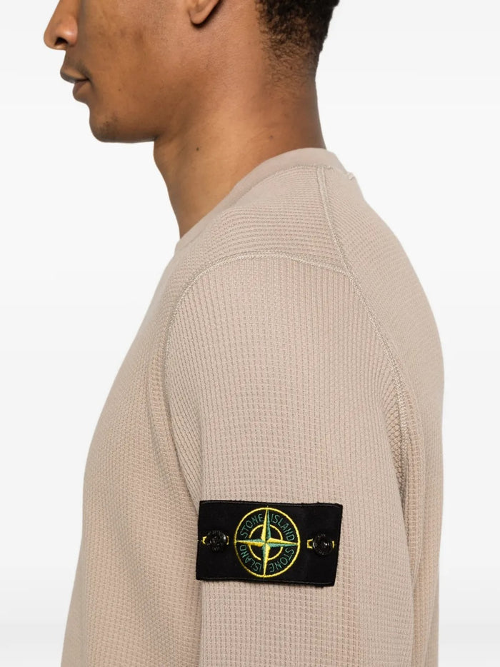 Stone Island Sweatshirt Beige Herren Stehkragen 4