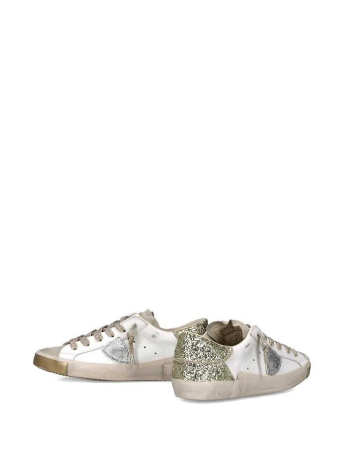 Philippe Model Sneakers Bianco-Argento Donna PRSX 2