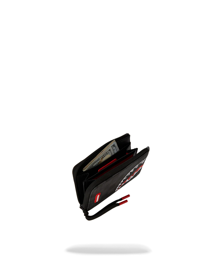 Sprayground Portafogli Nero Uomo Scribble Shark 2