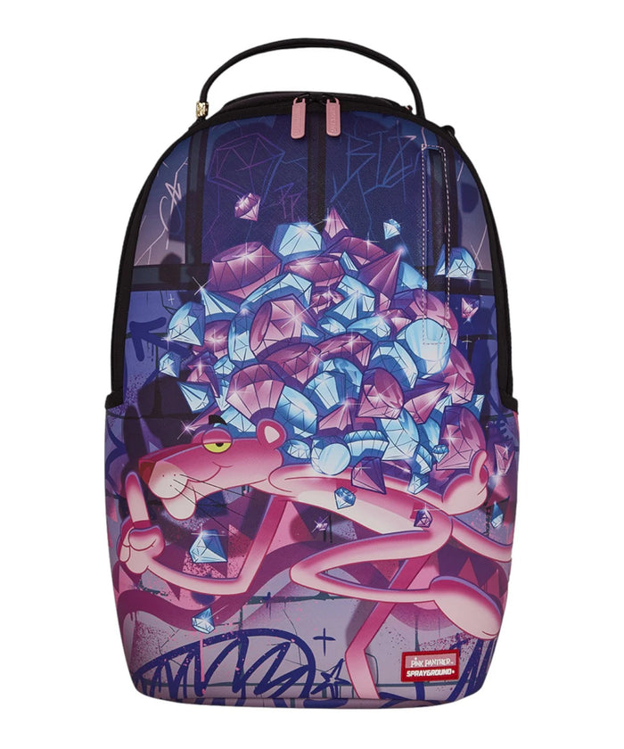Sprayground Zaino Rosa-Nero Uomo Pink Panther Diamond Heist 1