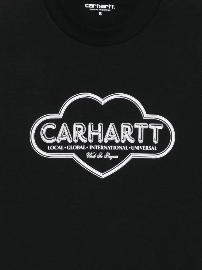 Carhartt Wip T-shirt Cloud Heart Donna Nero 3