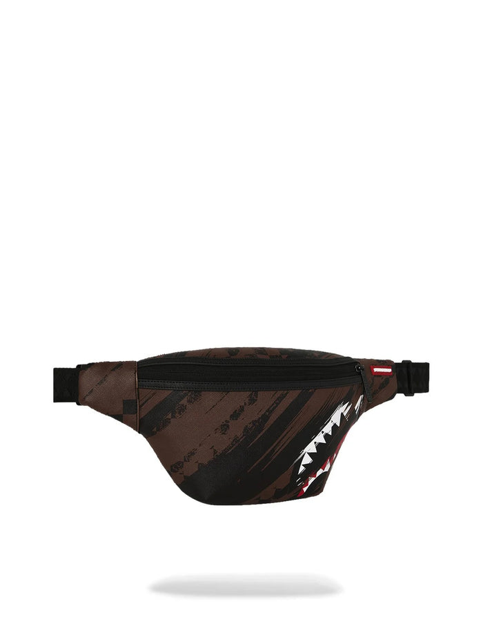 Sprayground Marsupio Smeared Grunge Uomo Marrone 2