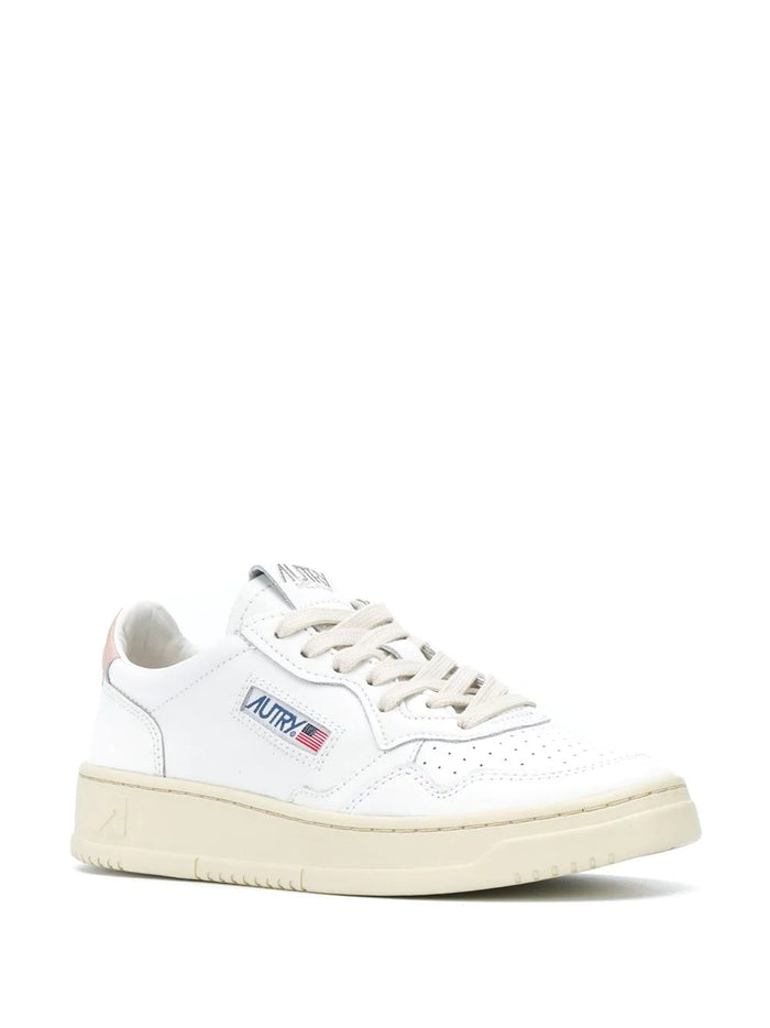 Autry Shoe White Pink Women Medalist Low 2