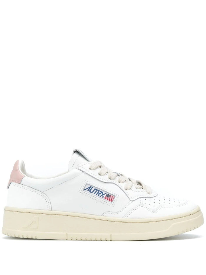 Autry Scarpa Bianco Rosa Donna Medalist Low 1
