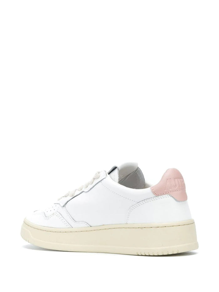 Autry Scarpa Bianco Rosa Donna Medalist Low 3