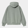 Carhartt Green Women's Sweatshirt with Hood Micro C Logo Embroidery 2