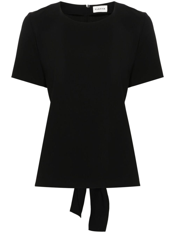 P.a.r.o.s.h. Blusa Nero Donna  con dettaglio cut-out 5