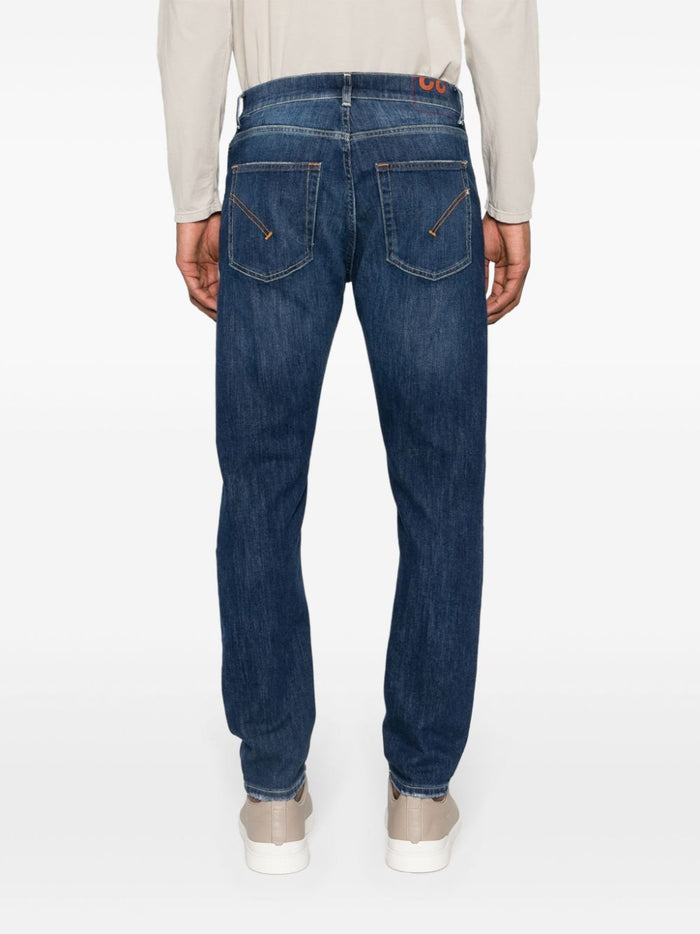 Dondup Jeans Blu Uomo slim Dian a vita bassa 3