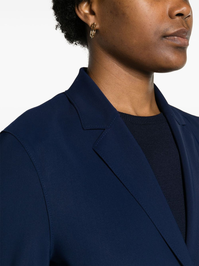 Harris Wharf London Women's Single-Breasted Black Coat 4