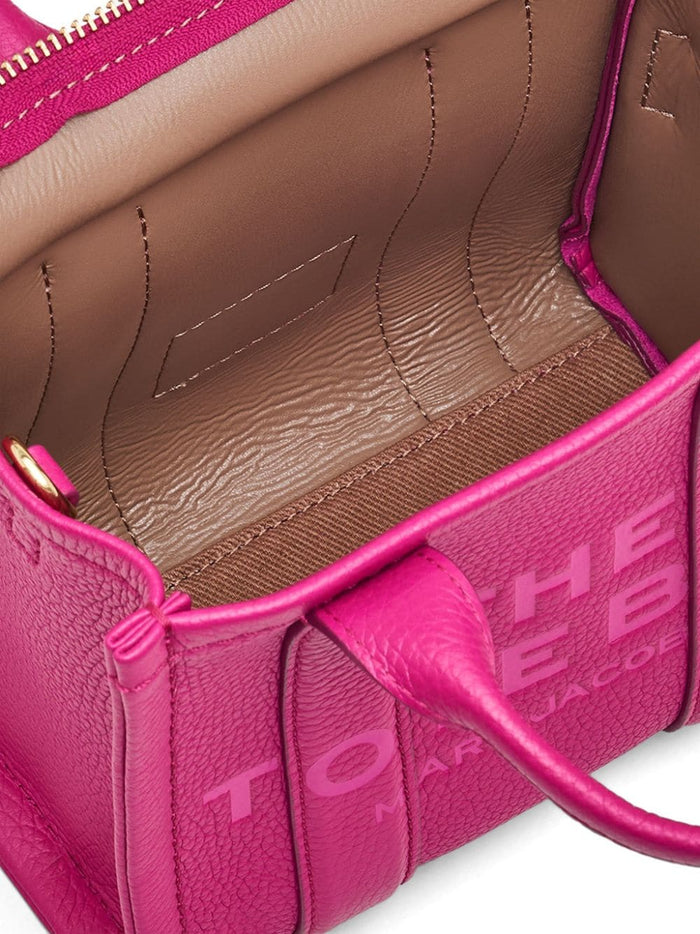 Marc Jacobs Borsa Fuxia Donna The Leather Tote mini 3