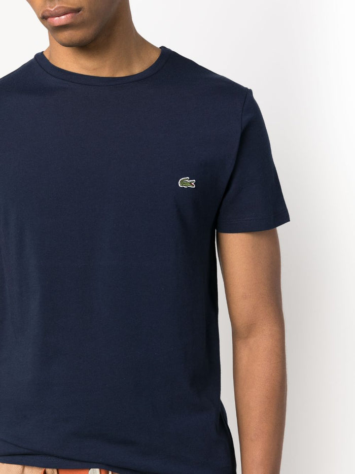 Lacoste T-shirt Blu Uomo con logo 1