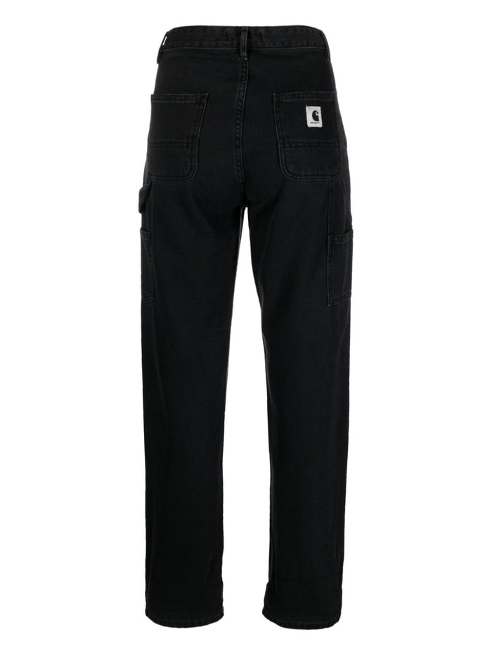 Carhartt Jeans Nero Donna Pierce 2