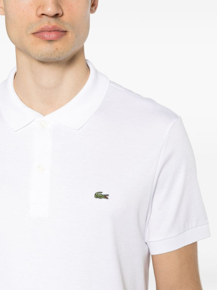 Lacoste Men's White Polo with application 1