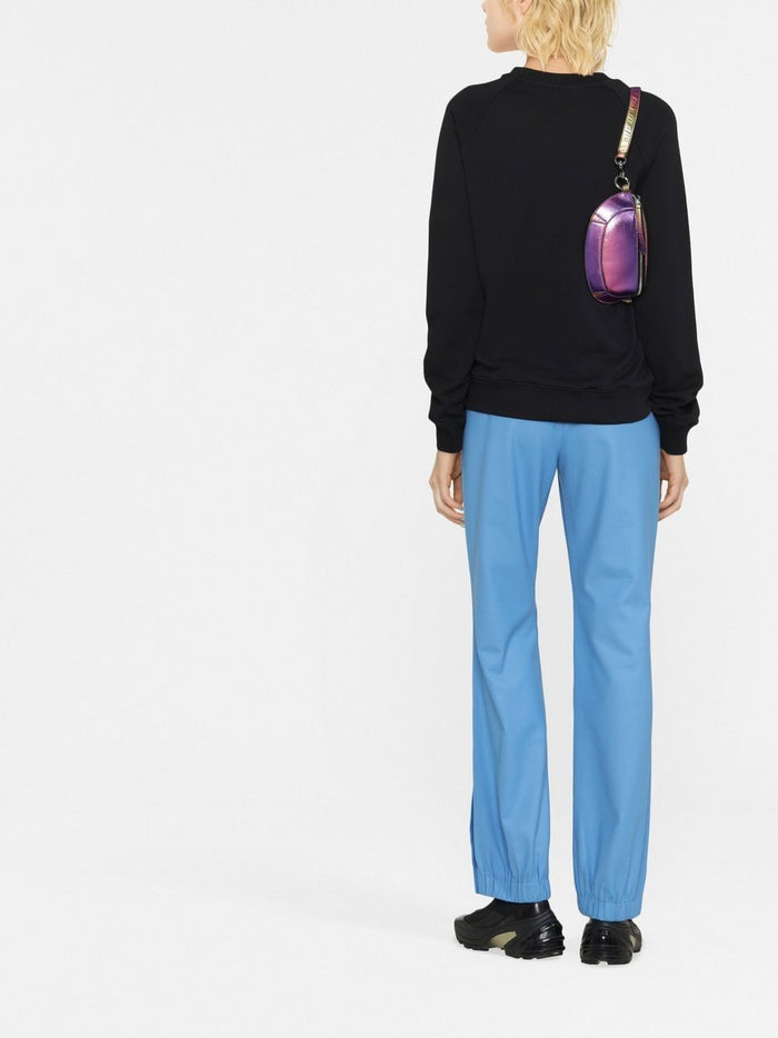 Msgm Black Women's Sweatshirt Micro Logo 2