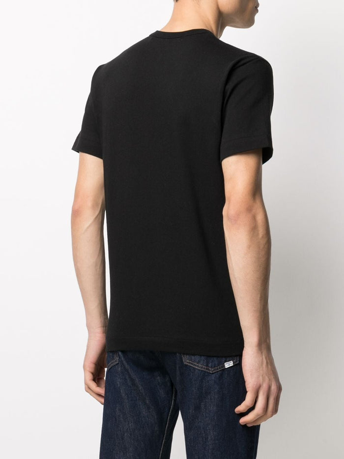 Comme Des Garcons Play T-Shirt Cotone Nero 3