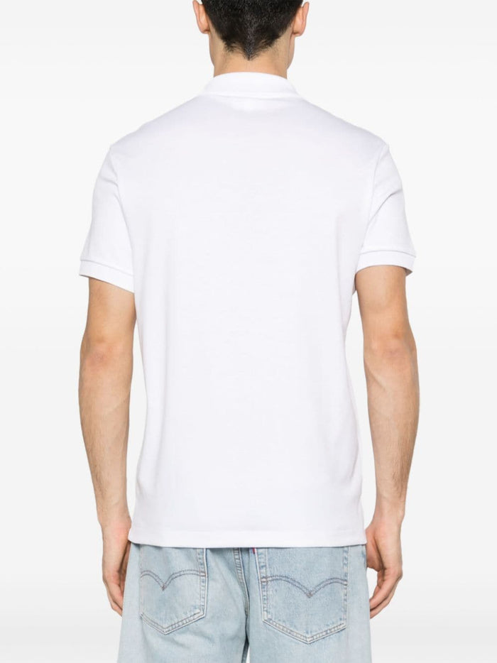 Lacoste Men's White Polo with application 2