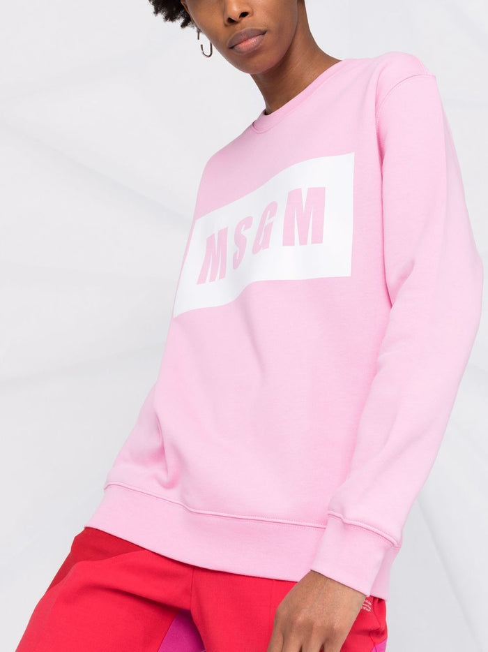 Msgm Felpa Rosa Donna 5