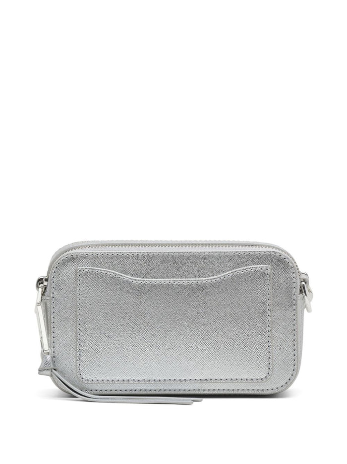 Marc Jacobs Borsa Pelle Argento Snapshot 3