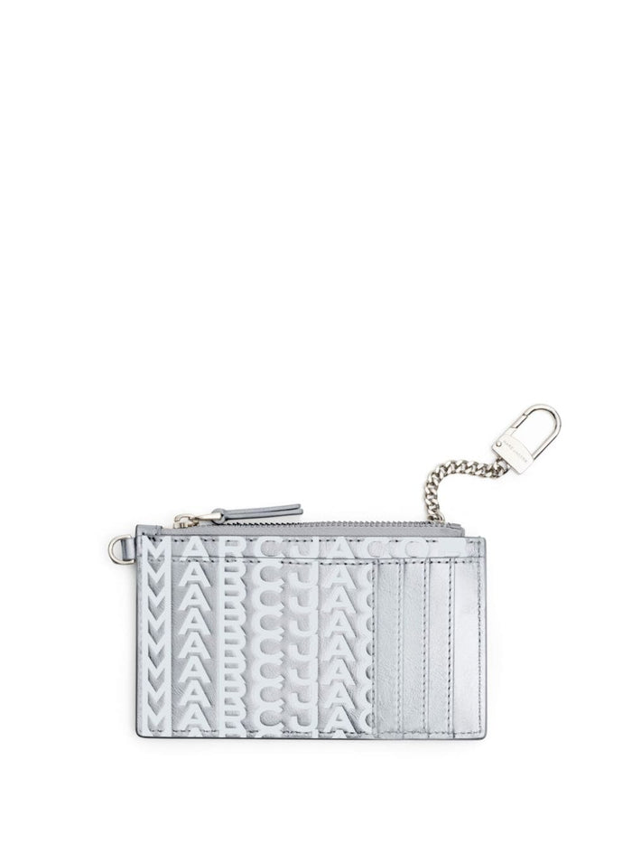 Marc Jacobs Women's Silver Wallet with All Over Logo 2