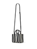 Marc Jacobs Borsa Nero Donna The Tote Bag Rigata 3