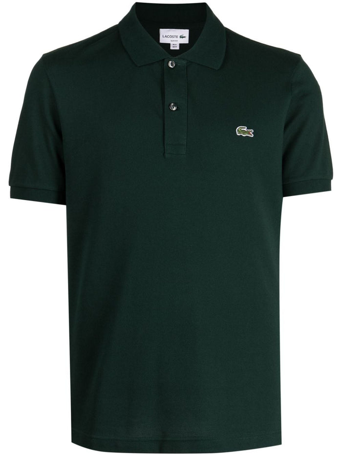 Lacoste Polo Green Men's classic collar 1