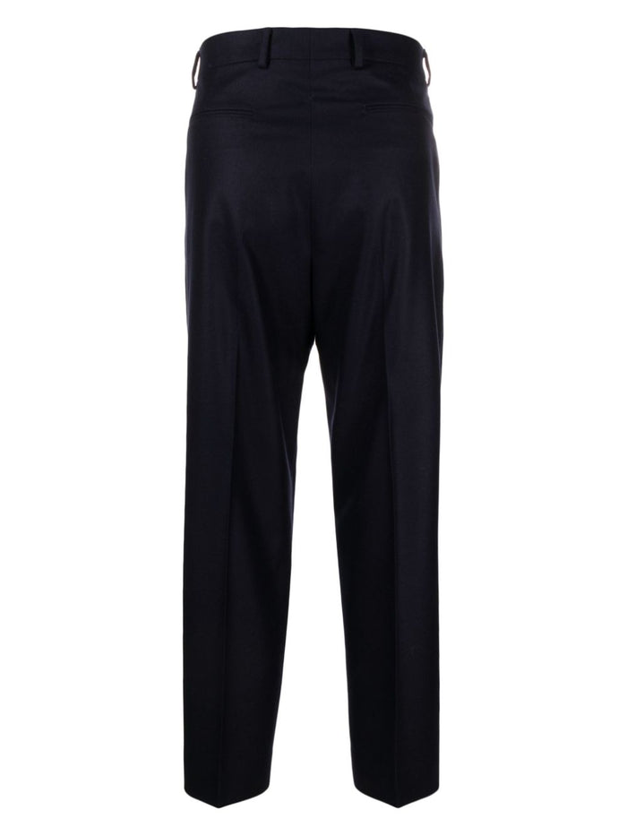 Costumein Blue Virgin Wool Trousers 2