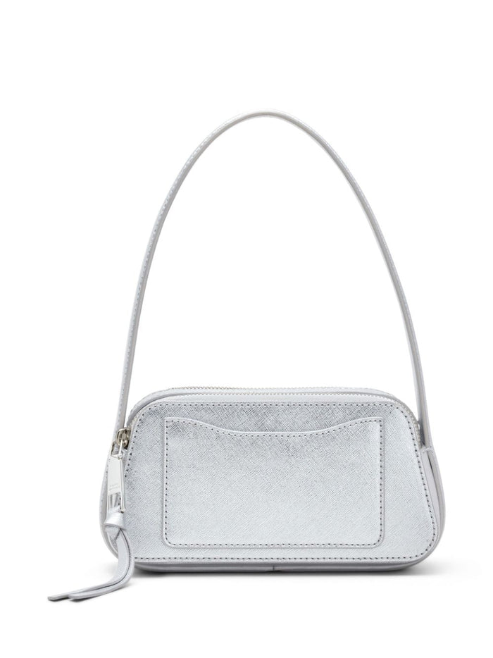 Marc Jacobs Borsa Argento Donna a spalla The Metallic Slingshot 6