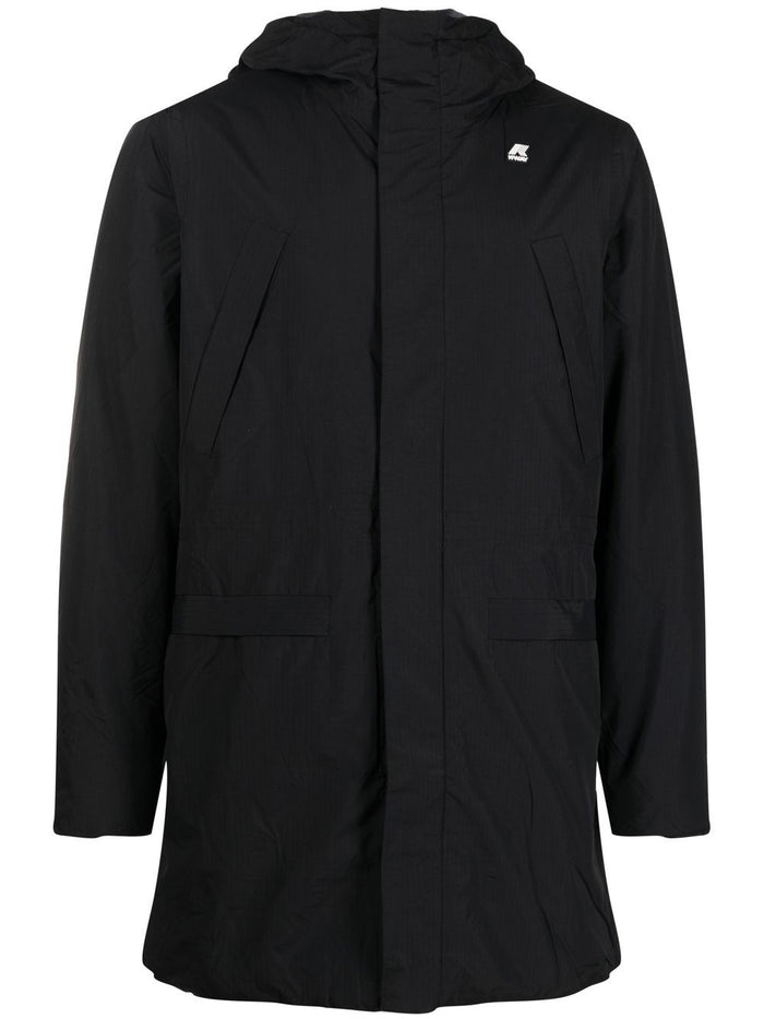 K-way Trench Nero Uomo 1