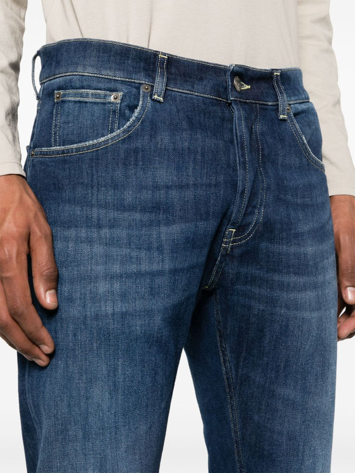 Dondup Jeans Blu Uomo slim Dian a vita bassa 2