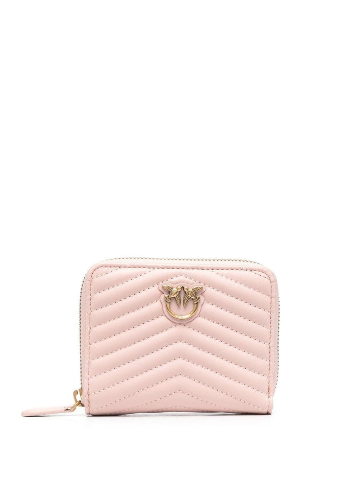 Pinko Portafoglio Rosa Donna Placca Rondini 1