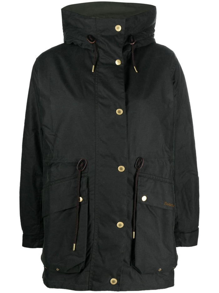 Barbour Giubbotto Verde Donna Cappuccio 4