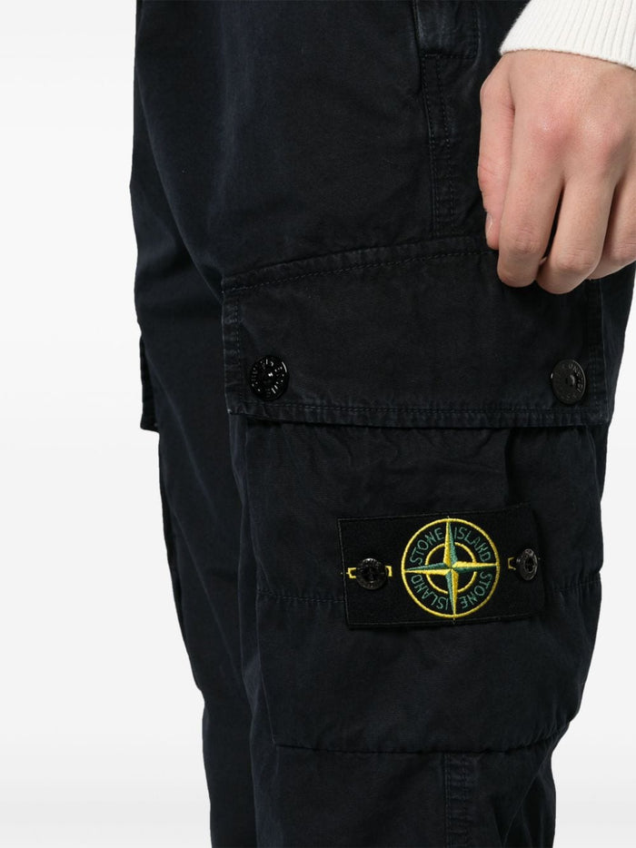 Stone Island Blue Men's Cargo Slim Pants 4